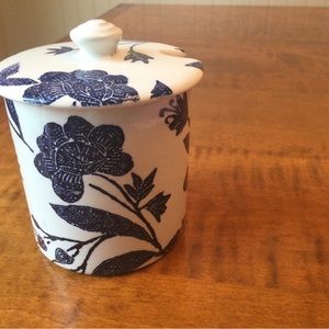 RALPH LAUREN BURLEIGH SUGAR/HONEY POT with Lid